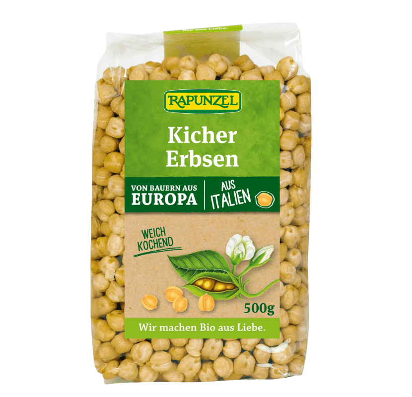 Bio Chana Dal Kichererbsen halb, geschält, 500 g